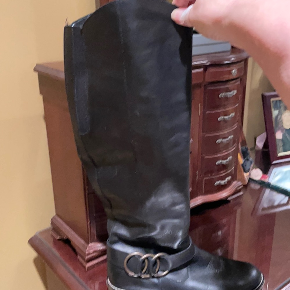 Knee high boots .